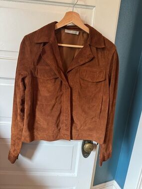 Vince Suede Leather Jacket size L
